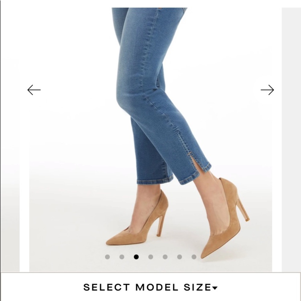 Good Petite Straight Slit Riv